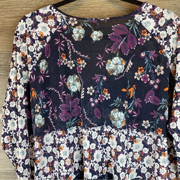 Free People Isabelle Patchwork Tunic Size Small - Picture 8 of 9